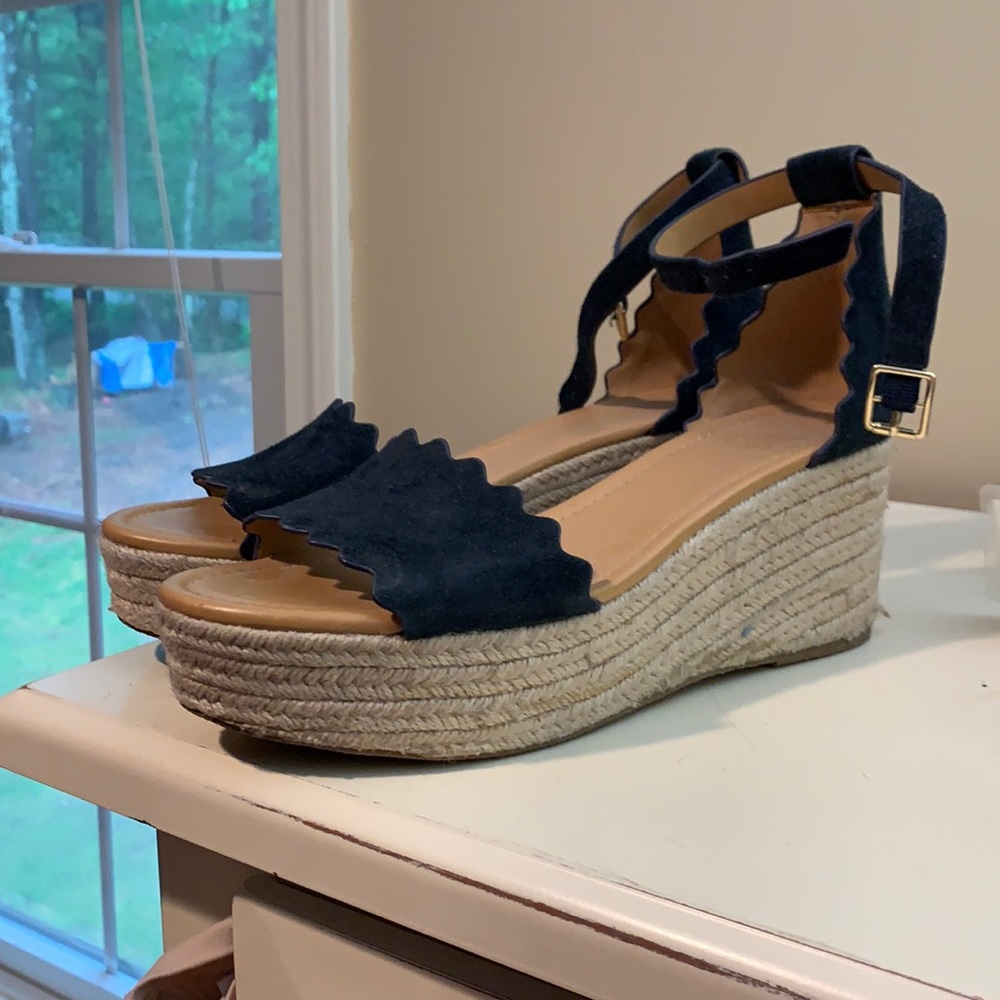 J.Crew Factory espadrille platform sandal sz 10
